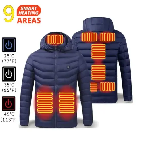 Image de Veste Chauffante Hiver - 21 Zones de Chaleur