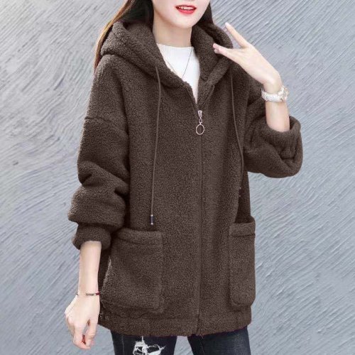 Afbeelding van Stijlvolle Dames Fleece Vest met Kap