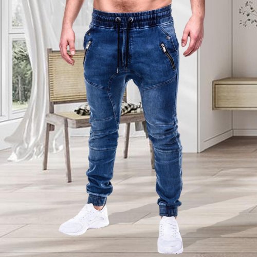 Imagen de Jeans Ajustados con Cordones para Hombre