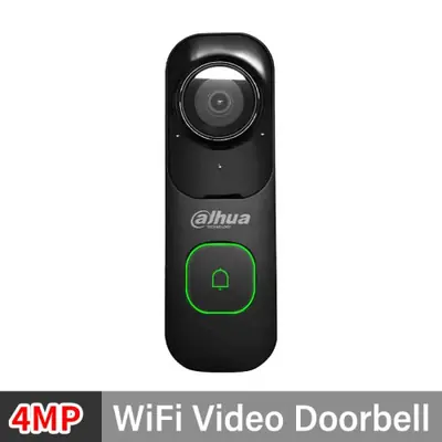 Image de Caméra de Porte WiFi 4MP avec Détection AI et Vision Nocturne