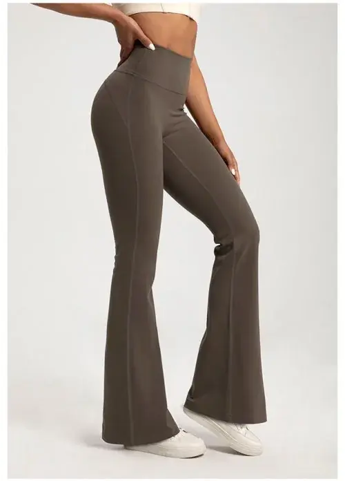 Image de Pantalon Yoga Haute Taille pour Femme - Élastique & Confortable