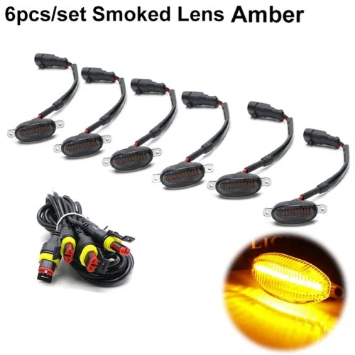 6PC Smoked Amber