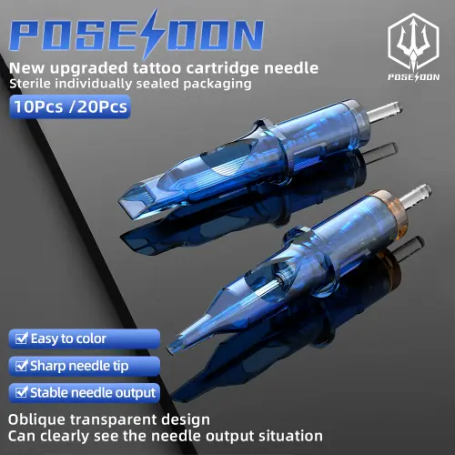 Image de Aiguilles de Tatouage Poseidon V3 - 10 Pièces Jetables