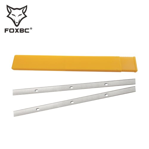 Immagine di FOXBC 320x12x1.5mm coltelli a lame per pialla per Triton TPT125 DELTA 22-560 TP400LS artigiano 21758 Wen 6550 12.5 pollici 2 pezzi