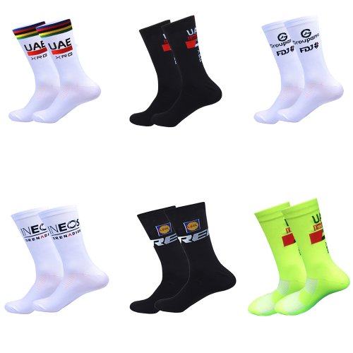 Immagine di Calzini Sportivi Multisport Antiscivolo con Tecnologia Aморtizzante e Traspirante per Ciclismo, Calcio, Corsa, Yoga, Basket ed Escursionismo