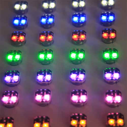 Zdjęcie Zabawka LED z Magnetycznym Przełącznikiem – Super Jasne, Bezprzewodowe Światła Modelowe z Baterią
