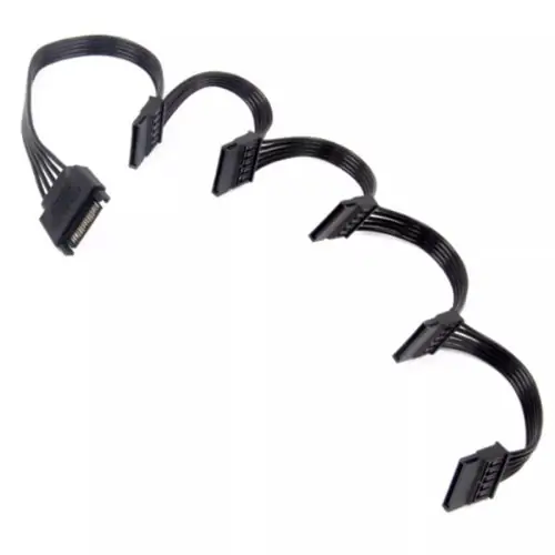 Image de Câble Alimentation Molex 4P à SATA 15P - 60cm