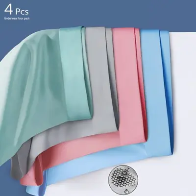 Image de Boxers Hommes Ultra Légers en Soie & Graphène - Lot de 4