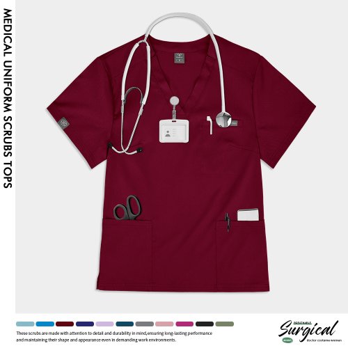Image de Uniforme Médical T-Shirt Gommage pour Infirmiers et Pharmaciens