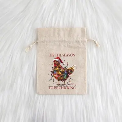 Image de Sacs cadeaux Noël avec bonhomme de neige et sapin - 12 pièces