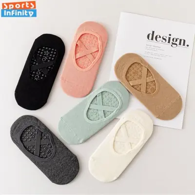 Image de Chaussettes de Yoga Anti-Dérapantes pour Femmes