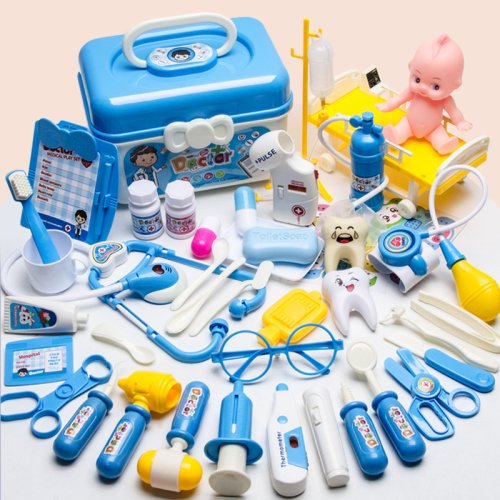 Bild von Arzt Set Für Kinder Pretend Spielen Mädchen Rollenspiele Krankenhaus Zubehör Medizinische Kit Krankenschwester Werkzeuge Tasche Spielzeug Für Kinder geschenk