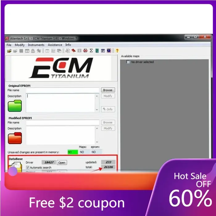 Image de Outil de Réparation ECU Link ECM Titanium 1.61 - 26000 Pilotes