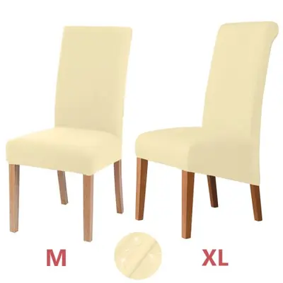 Image de Housse de Chaise XL en Polaire - Dossier Long & Élastique
