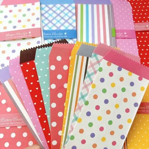 Image de Enveloppes Romantiques Rose Marguerite - 100 pcs