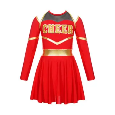 Image de Costume Pom-Pom Girl pour Filles - Tenue de Danse Complète