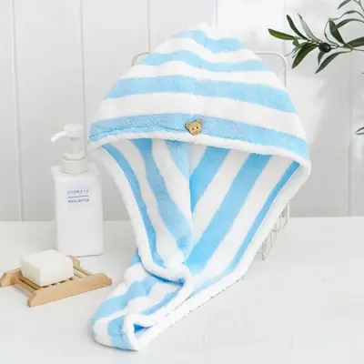 Image de Bonnet de Bain Microfibre - Séchage Rapide & Absorption Ultra-Efficace