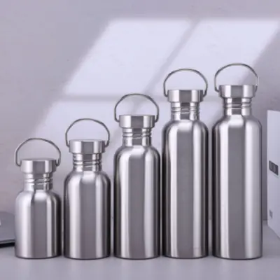 Image de Bouteille d'eau inox 500-1000ml - Grande bouche & anti-fuites