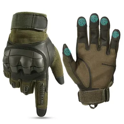 Image de Gants en Cuir PU Homme - Protection & Écran Tactile