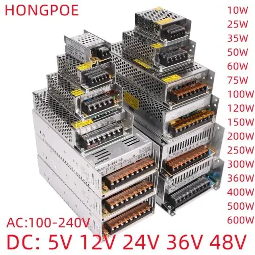 Image de Transformateur d'alimentation DC 5V-48V, 2A à 60A