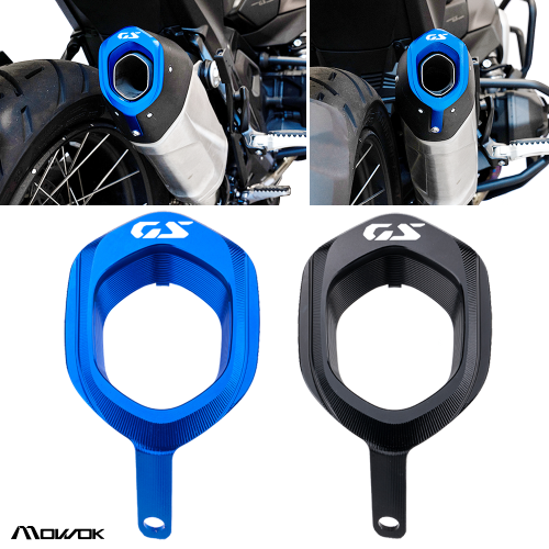 Imagen de Protector de Punta de Escape para BMW R1300GS, R 1300 GS Adventure - Accesorio de Protección para Silenciador Trasero