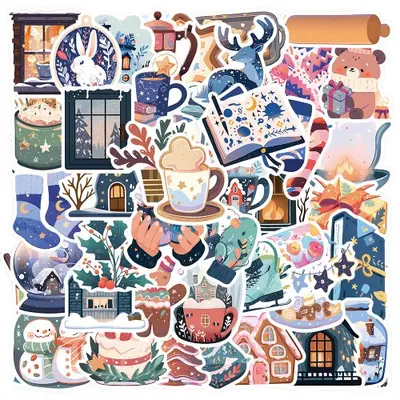 Image de Stickers Hiver Noël Mignons - Décoration & Bricolage pour Enfants
