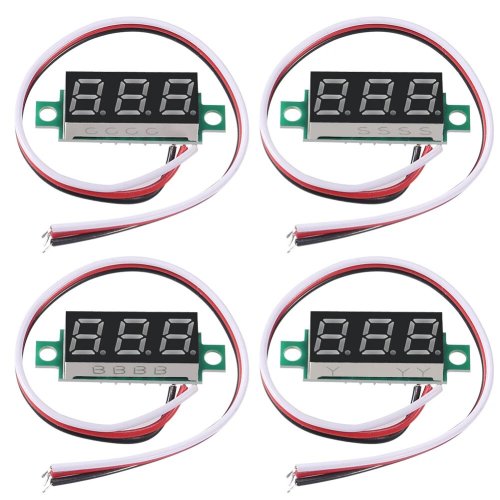 Image de Mini Voltmètre Numérique 0-100V - Affichage LED