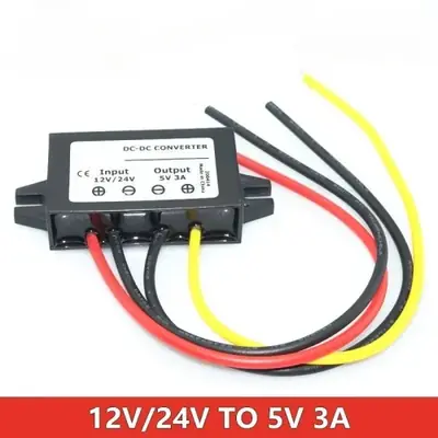 Image de Chargeur USB 5V 3A pour Voiture - Convertisseur 12V/24V