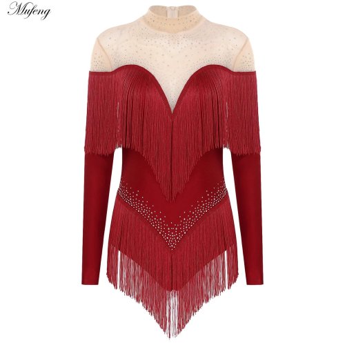 Bild von Elegantes Strass-Trikot-Kleid für Latein- & Jazztanz