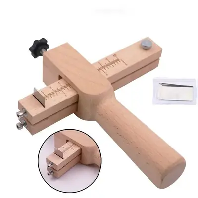 Image de Outil de Coupe Précise pour Bracelets en Cuir - 5 Lames Tranchantes