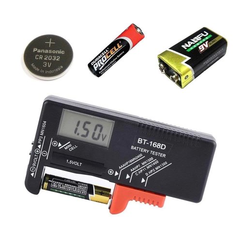 Image de Testeur de Batterie Numérique BT168 - Vérifiez la Tension en Un Clic
