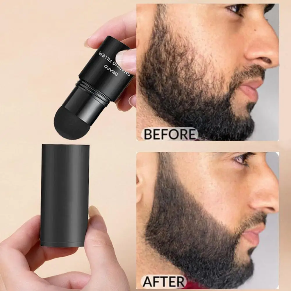Imagen de Lápiz de Relleno para Barba Natural con Cepillo Potenciador y Definición Duradera - Kit Completo para Estilo y Coloración del Bigote y Barba