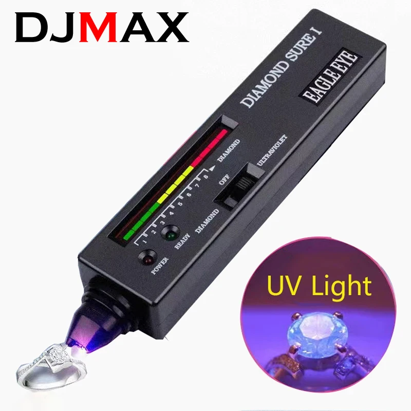 Image of Professional Diamond Tester Pen with High Accuracy LED Indicator for Gemstone and Jewelry Testing