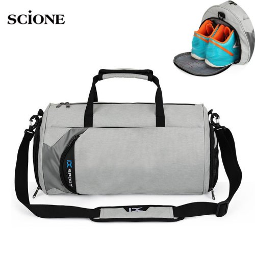 Imagen de Bolsa De gimnasio seca y húmeda para hombre y mujer, bolsa De entrenamiento, Tas, Fitness, viaje, deportes al aire libre, natación, gimnasio, Yoga, zapatos, XA103 + WA