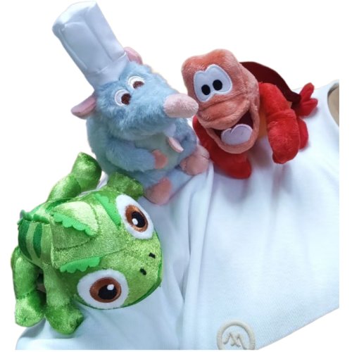 Immagine di Peluche Magnetica del Camaleonte Sebastian da Ratatouille Disney – Peluche Kawaii con Spalla, Regalo Ideale per Bambini e Appassionati di Animazione