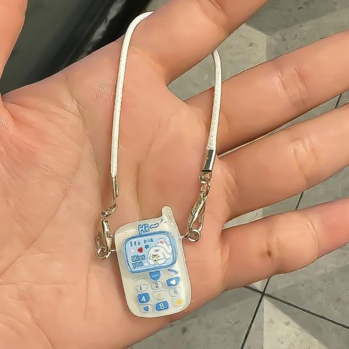 Bild von Niedliches Mini-Puppenhaus-Anhänger-Set im Cartoon-Stil – Süßer Labubu-Schmuck für Handy und Tasche, perfektes Geschenk für Kinder und Sammler