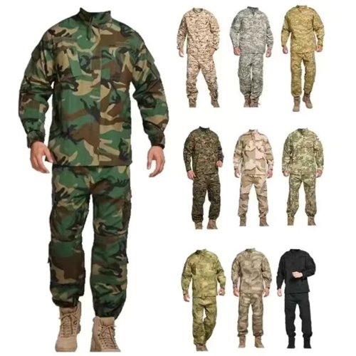 Bild von Hochwertige Herren ACU Camouflage Uniforme – Robustes 2-teiliges Set für Training und Sicherheitsdienste
