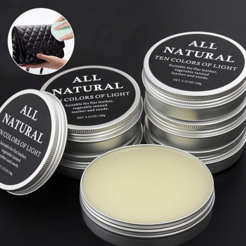Bild von 30 ml/100 ml Nerzöl Creme für Leder Schuhe Taschen Leder Pflege Creme Leder Pflege Creme Lederhandwerk Zubehör