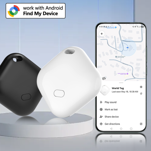 Afbeelding van Bluetooth Tracker Tag voor Android - Google Find My Device Gecertificeerd, Slimme Sleutel- en Portemonnee Finder met App Integratie