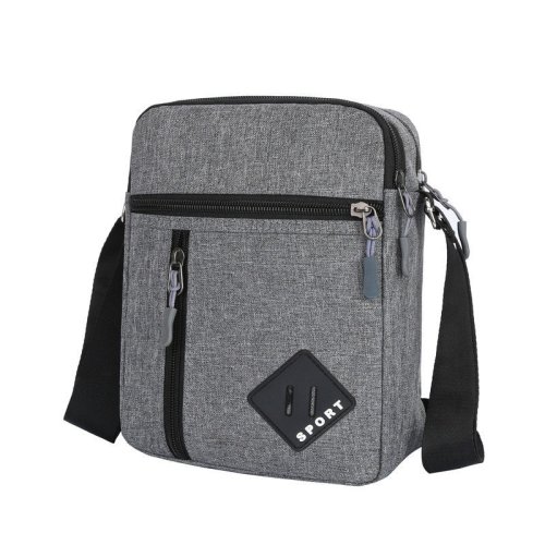 Image of Stylish Oxford Cloth Messenger Bag for Men – Simple, Durable Crossbody Shoulder Bag Ideal for Work, Travel, and Everyday Use