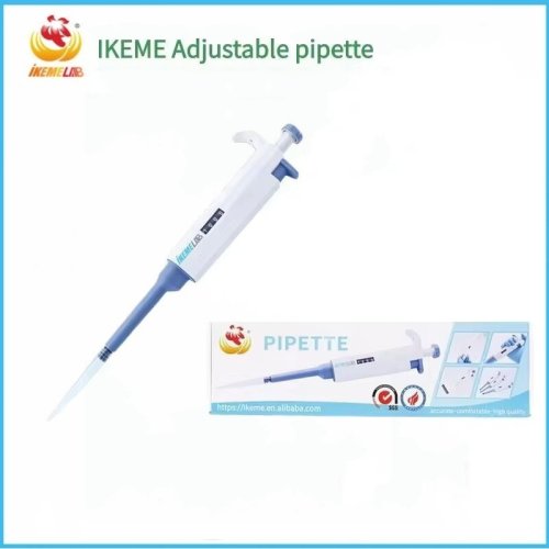 Image of Precision Digital Micropipette 100-1000μL Single Channel Adjustable Plastic Lab Pipette with Tips – Ideal for Scientific Research and Educational Experiments
