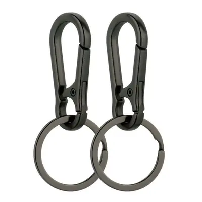 Image de Mousqueton Porte-Clés Métal - 6 Pièces