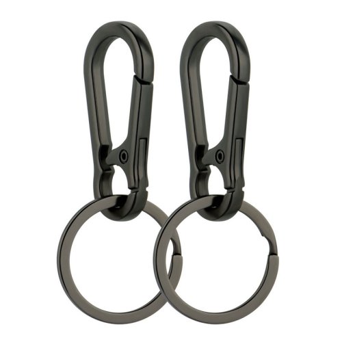 Immagine di 2-6PCS Moschettone Clip Portachiavi Moschettone in metallo Portachiavi Portachiavi Portachiavi Clip ...