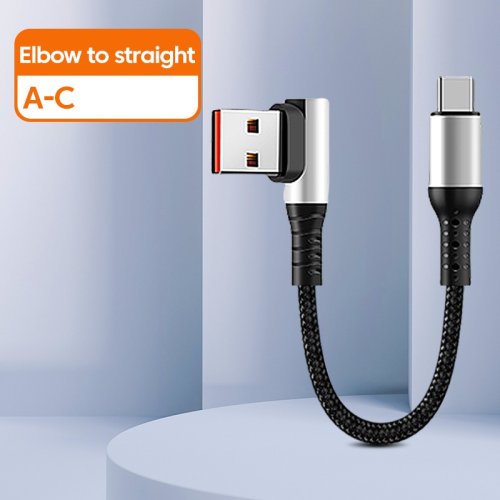 Zdjęcie Kabel USB-C do USB-C 90° – Szybkie Ładowanie i Transmisja Danych