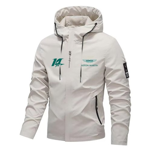 Imagen de 2025 nuevo otoño HRC Honda Racing chaqueta con capucha de motocicleta para hombres y mujeres deportes, moda Casual ropa superior a prueba de viento