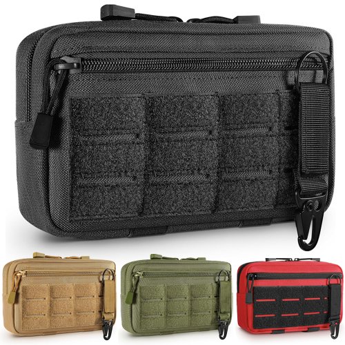 Image of Modular Molle Admin Pouch – Horizontal Utility EDC Tool Bag for Hunting, Outdoor Adventures, and Emergency Preparedness