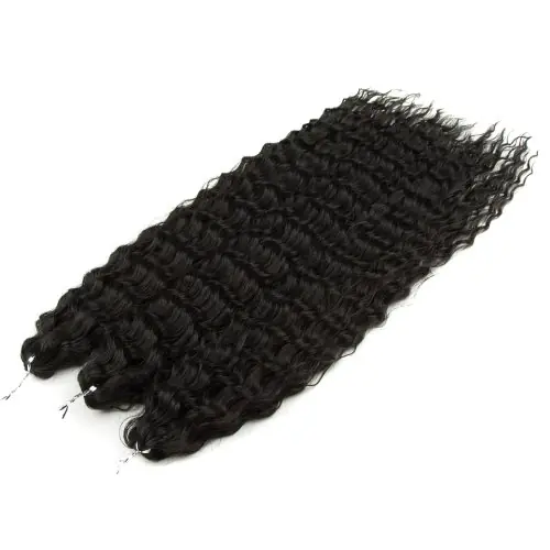 Image de Extensions Cheveux Synthétiques Ombre Blonde - 22 Pouces