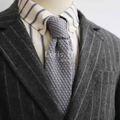 Image de BLANC ateur de couleurs solides pour hommes, maigre, étroit, mince, tricot, chaud, cadeaux de cou po...