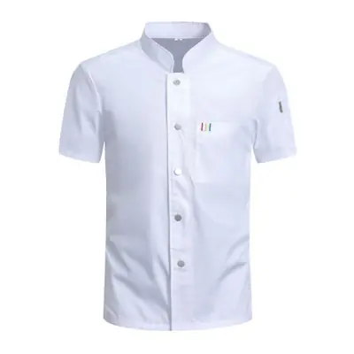 Image de Uniforme de Chef Blanc - Chemise de Cuisine Unisexe