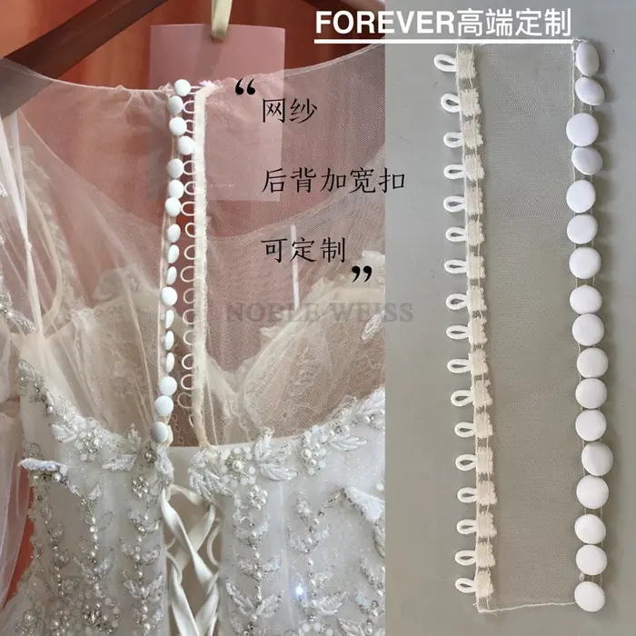 Image de Kit Réglage Robe de Mariée - Taille Adjustable & Bricolage Facile